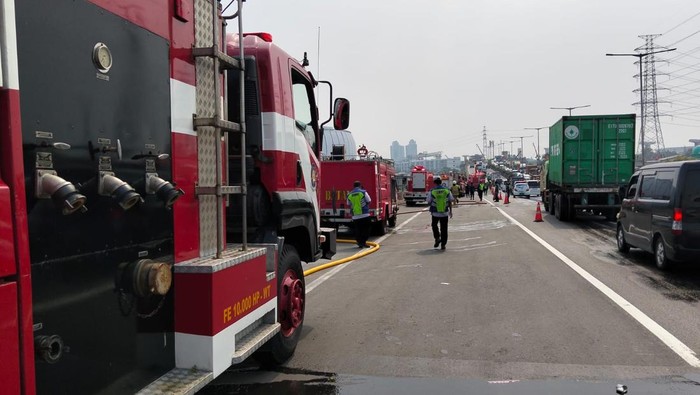 Kebakaran di Jakarta Utara. (Dok. Damkar)