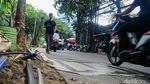 Potret Kabel Semrawut di Kuningan Barat