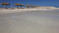 Saat ini, pantai tersebut, yang berjarak 90 menit berkendara dari bandara internasional Marsa Alam, dan empat jam berkendara dari resor besar yang berkembang pesat di Hurghada, ditutup oleh pagar kayu, dan para pegiat berjuang untuk menghentikan pembangunannya yang, menurut rencana pembangunan awal, mencakup puluhan pondok akomodasi, restoran, dan pertanian.