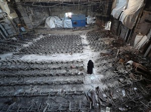 Universitas Islam Gaza Kembali Dibuka, Mahasiswa Belajar di Tengah Puing-puing