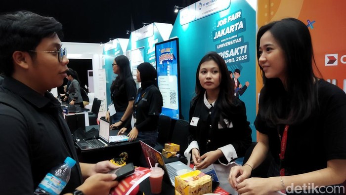 Suasana Jakarta Job Fair 2025. (Kurniawan/detikcom)
