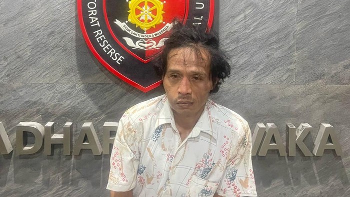 Tampang pria inisial MAM (48), pelaku penculikan bocah perempuan 13 tahun di Pasar Rebo, Jakarta Timur.
