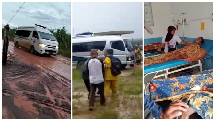 Tangkap layar video pekerja tebu di Lampung.