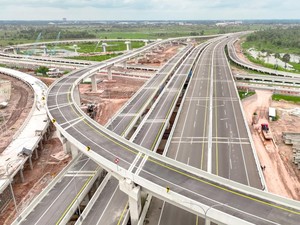Tol Junction Palembang Segera Beroperasi, Segini Tarifnya