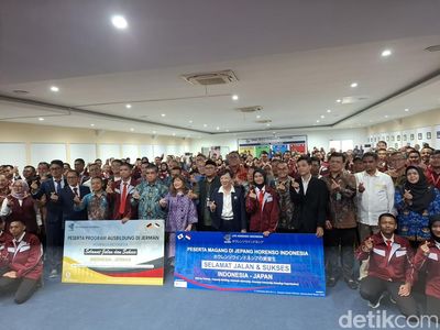Potret 1.500 Lulusan SMK Dilepas Kemendikdasmen Kerja ke Jepang-Jerman