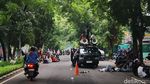 Ada Demo Pro dan Kontra Hasto, Jalan Depan Pengadilan Tipikor Ditutup