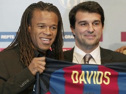 Edgar Davids. Main 18 kali di Inter, 18 kali di Barca. Foto: AFP/CESAR RANGEL