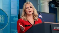 Menurut Leavitt, Trump kini lebih kritis terhadap desakan pengakuan negara Palestina dan meyakini hal itu sama saja dengan memberi penghargaan kepada Hamas di saat Hamas menjadi penghalang nyata bagi gencatan senjata dan pembebasan semua sandera. Chip Somodevilla/Getty Images
