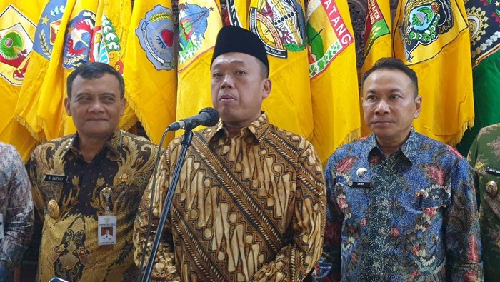 Gubernur Jateng Ahmad Luthfi, Menteri ATR/BPN Nusron Wahid, Kepala Kanwil BPN Provinsi Jawa Tengah Lampri