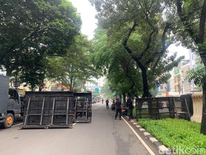 Sidang Hasto Kristiyanto, Jalan Depan PN Jakpus Ditutup