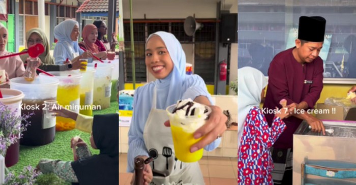 jamuan sekolah mirip buffet hotel