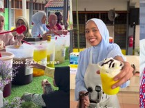 Sekolah Ini Gelar Jamuan ala Buffet Hotel untuk Halal Bihalal Muridnya