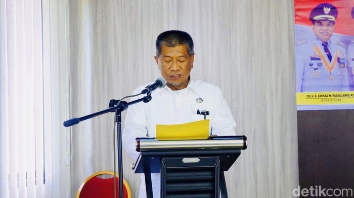 Kepala Kesbangpol Bone Andi Sumardi Suaib.