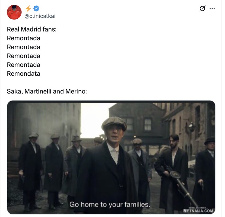Meme Real Madrid Arsenal