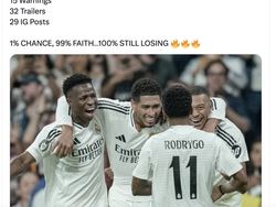 Meme Real Madrid Dilibas Arsenal, Remontada Jadi Ejekan