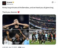 Meme Real Madrid Arsenal