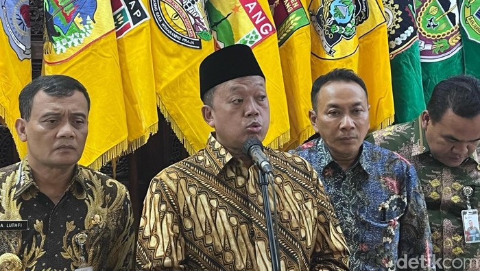 Menteri Agraria dan Tata Ruang/Kepala Badan Pertanahan Nasional (ATR/BPN), Nusron Wahid bertemu dengan Gubernur Jateng, Ahmad Luthfi di Semarang membahas masalah pertanahan.