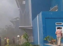 Fakultas Psikologi Kampus B UIN Raden Fatah Palembang Terbakar