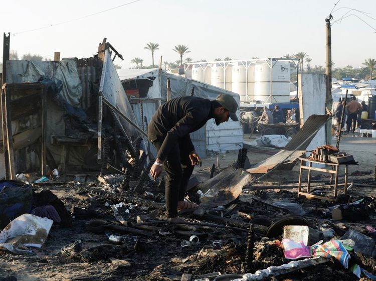 Penampakan Tenda-tenda Pengungsi Palestina Hancur Diserang Israel