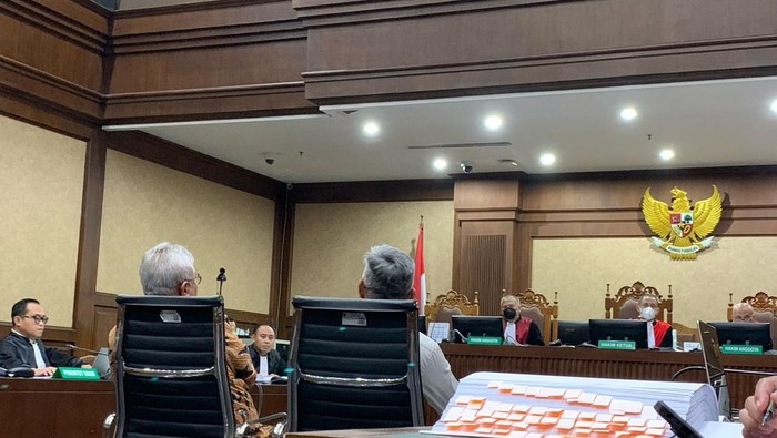 Sidang Hasto Kristiyanto, 17 April 2025 (Mulia/detikcom)