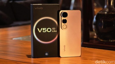 Wujud Vivo V50 Lite 5G, HP Rp 4 Jutaan Stylish dan Tahan Banting
