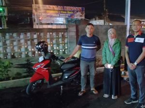 Bisa-bisanya Maling di Semarang Kabur tapi Motornya Malah Ditinggal