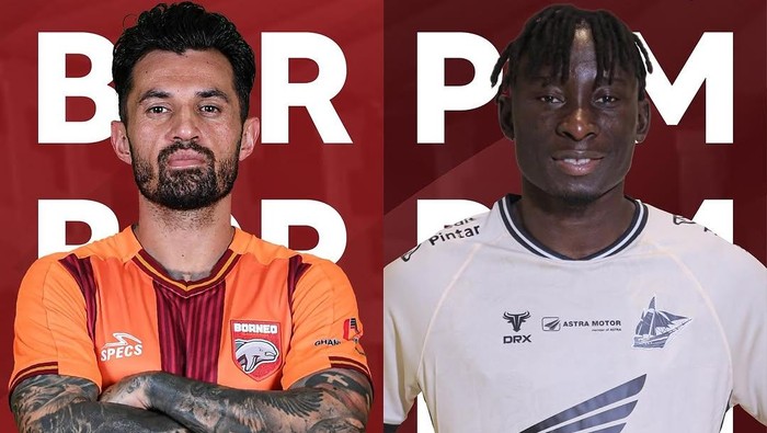 Borneo FC Samarinda Vs PSM Makassar dalam laga Liga 1 2024/2025.