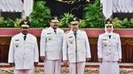 Momen Pelantikan Gubernur Bangka Belitung dan Papua Pegunungan di Istana