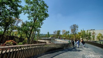 Lokasi penangkaran ini ada di Chengdu yang merupakan asal-muasal Panda berada. Foto: Agus Tri Haryanto/detikINET