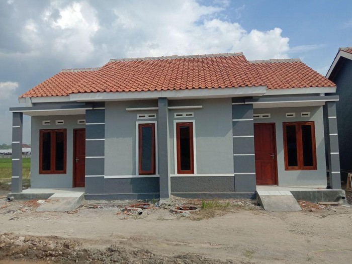 Penampakan rumah di Perum Pantura Regency Srogo