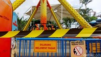Sebelumnya, seorang pengunjung mendapat pengalaman buruk saat berlibur ke obyek wisata Jatim Park 1 Kota Batu pada Selasa (8/4/2025) sekitar pukul 16.05 WIB. Dia terjatuh dari wahana permainan 360° Pendulum setinggi 1,5-2 meter.