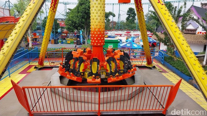 Polisi Setop Wahana Ekstrem 360 Pendulum Jatim Park 1 yang Alami Insiden