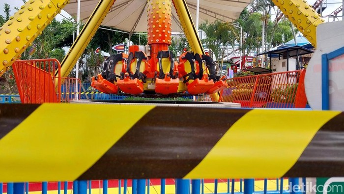 Polisi Setop Wahana Ekstrem 360 Pendulum Jatim Park 1 yang Alami Insiden