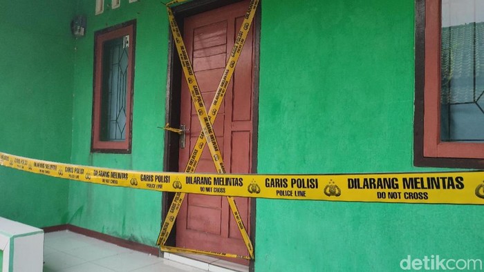Tempat kejadian penemuan mayat wanita terlilit lakban di sebuah kosan Ciamis.