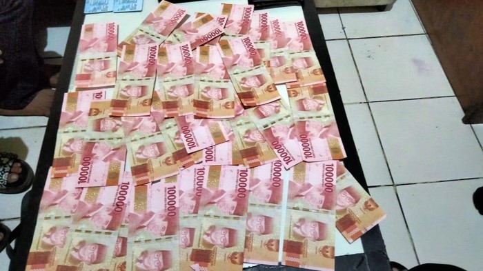 Uang palsu yang hendak diedarkan di Cianjur