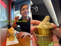 Unik! Es Krim Soft Serve Ini Memakai Kopi Filter India Selatan
