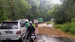 Penampakan Jalur Pantura TN Baluran Situbondo Terendam Banjir
