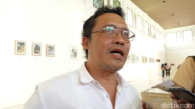 Bupati Magelang Grengseng Pamuji saat di Museum Haji Widayat, Sabtu (19/4/2025).