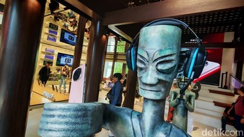 Aura seni, budaya, modern, muncul jadi satu di flagship store Honor di Chengdu. Foto: Agus Tri Haryanto/detikINET