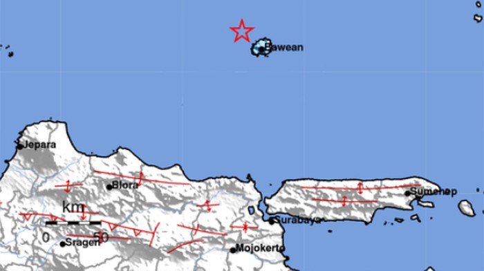 Gempa Tuban M 4,3