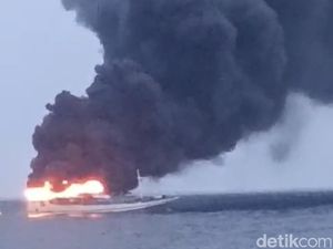 KM Titipan Ilahi Terbakar di Perairan Sumenep, 6 ABK Selamat