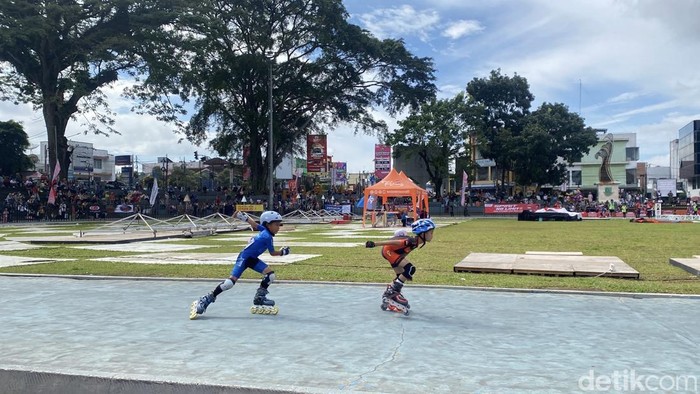Kejuaraan sepatu roda di Sukabumi