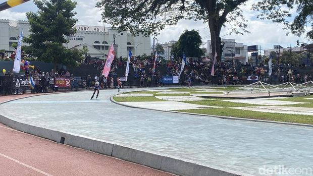 Kejuaraan sepatu roda di Sukabumi