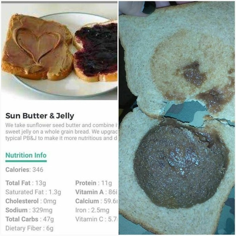 Kocak! Tertipu Foto Iklan Makanan, Aslinya Beda Banget