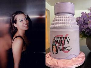 Unik! Ultah ke-46 Kourtney Kardashian dapat Kue Bentuk Botol Vitamin