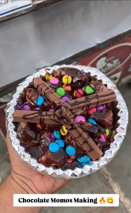pangsit cokelat unik di India