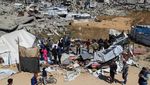 Penampakan Kamp Pengungsi di Jabalia Gaza Hancur Diserang Israel