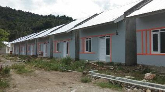 Penampakan rumah di Griya Permata Kolut