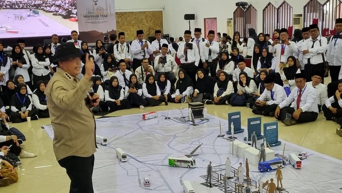 Simulasi petugas haji 2025