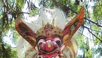 Tapel, kepala layangan Janggan Bali, yang terkadang disakralkan.